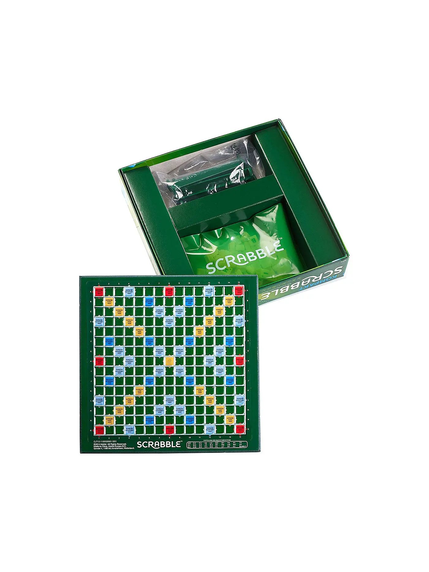 MATTEL | Brettspiel - Scrabble Kompakt | 